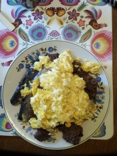anonymous_derp - Dzisiejszy obiad: Smażona wołowina mielona, jajecznica z 5 jaj, mary...