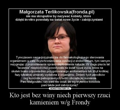 michal-religa - W ramach ciekawostki jedna z organizatorek marszu - żona terlikowskie...