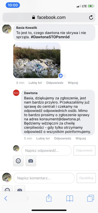 basia-kowalik - @paramedix: sprawa telefonicznie została zgłoszona do WOIŚ, na począt...