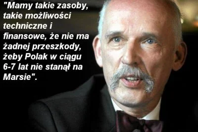 f.....o - Korwin na króla, a potem Polacy na Marsa!