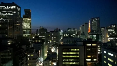 oczyPiwneZycieDziwne - Godzina 20:15, Hotel JAL City Tamachi Tokyo. Piękny widok ;)

...