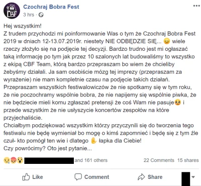 CesarzPolski - ( ͡° ʖ̯ ͡°)

https://www.facebook.com/CzochrajBobraFestNamyslow/post...