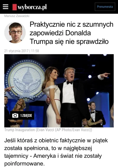 llllllll - Trump jest chyba najgorszym Prezydentem w historii... Już praktycznie cały...