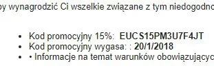 tom2k - Sklep anulował mi zamówienie bo błąd cenowy ( ͡° ʖ̯ ͡°) więc ch. im w d.
15%...