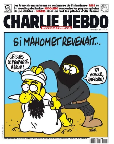 zloty_wkret - Jutrzejsza okładka Charlie Hebdo
#charliehebdo #francja