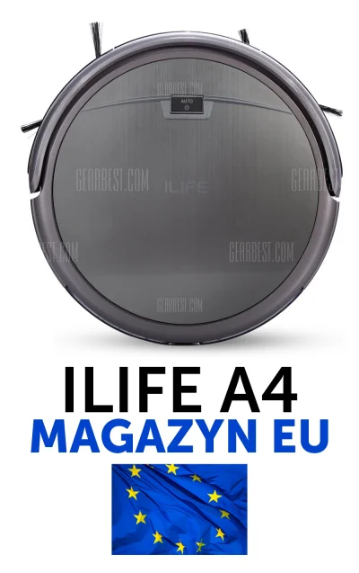 GearBest_Polska - ILIFE A4 czyli automatyczny, inteligentny odkurzacz w magazynie EU ...