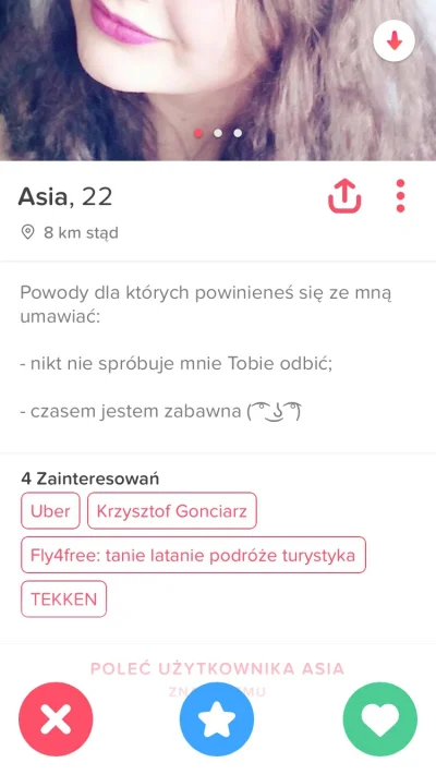 niejestemrobotem - #tinder 

No pozdrawiam Mirabelke ( ͡° ͜ʖ ͡°)