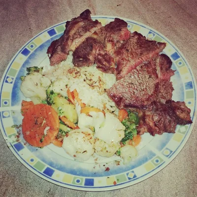 Nidrax - #gotujzwykopem

Średnio-krwisty stek z antrykotu z ryżem i warzywkami (kal...