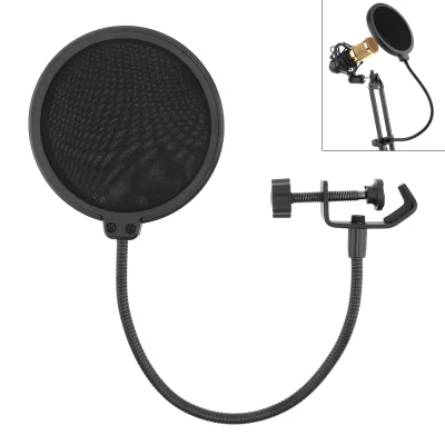 Prostozchin - Pop filtr/filter do mikrofonu na gęsiej szyi za 4,29$ (~16 zł) z AliExp...