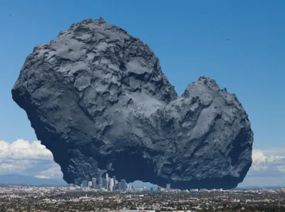 grafikulus - Przeciętna kometa nad Los Angeles ( ͡º ͜ʖ͡º) #ciekawostki #kosmos #nauka