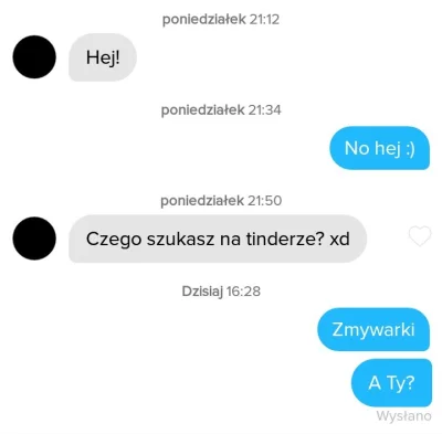 g.....i - Dobrze?
#tinder #p0lka #tfwnogf #bekazrozowychpaskow #stulejacontent