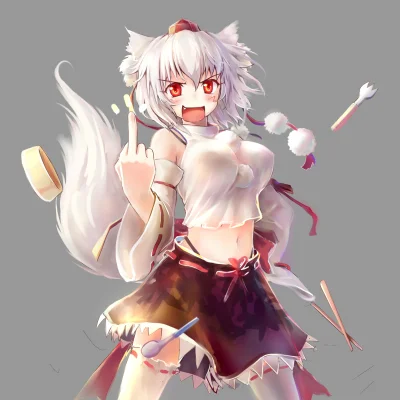 Azur88 - #randomanimeshit #anime #touhou #momijiinubashiri #zakolanowkianime #kitsune...