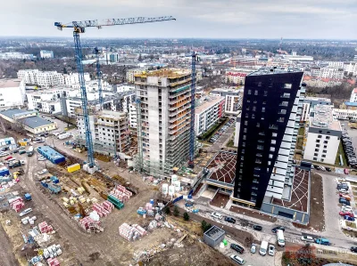 Projekt_Inwestor - Wysokie budynki mieszkalne z Wrocławia w naszej fotorelacji. Apart...