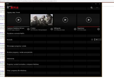 tmkg - Z dnia na dzień windowsowa aplikacja Netflix przestała ładować obrazy i wygląd...