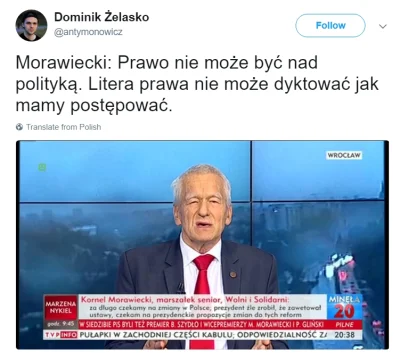 k1fl0w - Kornel Morawiecki: Prawo nie może być nad polityką. Litera prawa nie może dy...