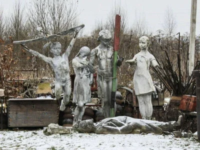 yosemitesam - #lenindown #heheszki #rosja
"Dzieci znajdują martwego Lenina" ZSRR, 19...