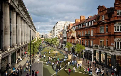 F.....r - Tak w przyszłym roku będzie wyglądać londyńska Oxford Street. Lewicowy burm...