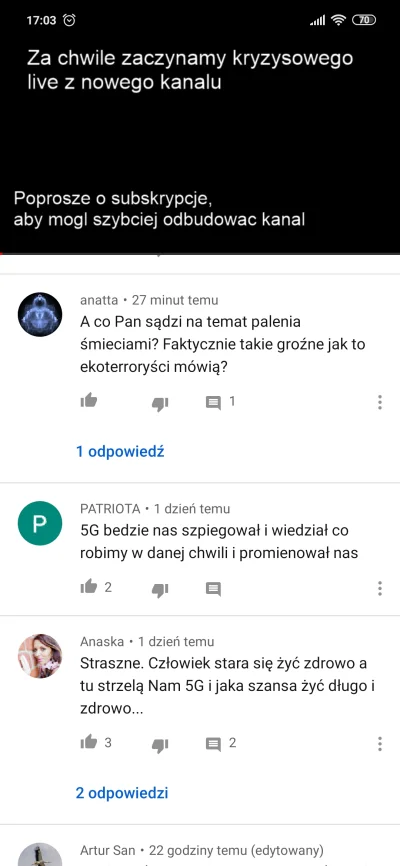 Anqerovv - Komentarze pod nowym kanałem Zięby.. Boże jakie IQ trzeba mieć żeby wierzy...