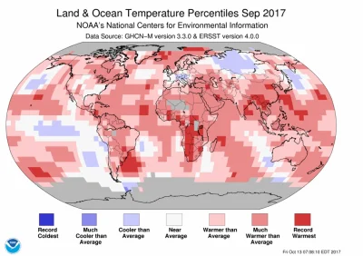 Sierkovitz - Globalny klimat: Wrzesień 2017 4. najcieplejszym wrześniem w notowanej h...