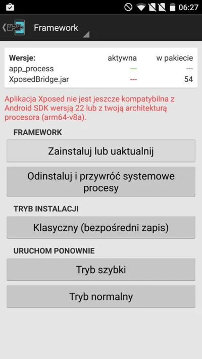 Pirzu - Czy ja dobrze rozumiem, ze nici z Xposed dla #oneplustwo #oneplus? :(
#andro...