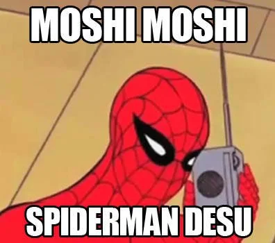 XsomX - #moshimoshi #jesusdesu #spiderman #spidermanthread #humorobrazkowy