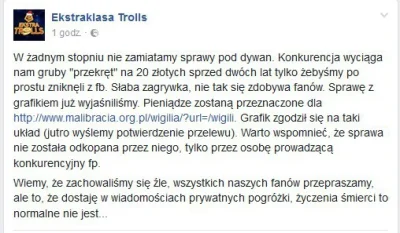 Mysciak - Czyli Panowie na fb oficjalnie przyznają się, że sprawa jest sprzed 2 lat, ...