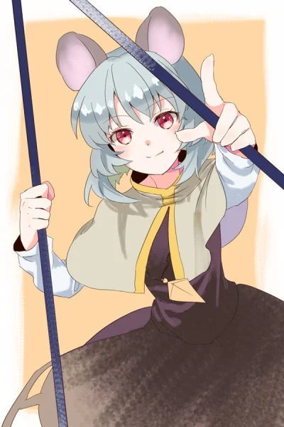 LlamaRzr - #randomanimeshit #kemonomimi #nezumimi #touhou #nazrin #blushedface #redey...