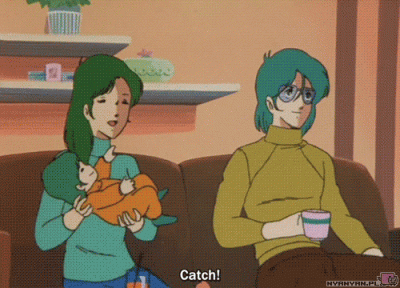 80sLove - Anime Macross - tutaj nawet zwykłe dzielenie się szczęściem rodzinnym ze zn...