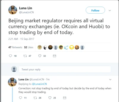 zbinior - Kolejne plotki z Chin i paliwo do dalszej zwały :)
#bitcoin