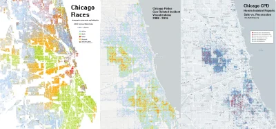 L.....s - #mapy #chicago #usa #ciekawostki
Mapy Chicago pokazujące skupiska ras, prz...