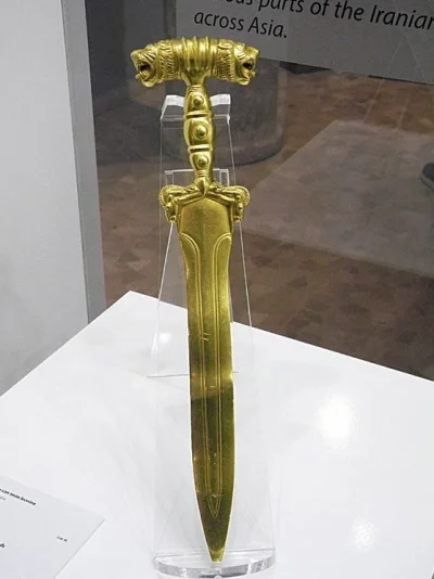 myrmekochoria - Ceremonialny miecz z czasów dynastii Achemenidów, 550–330 p.n.e.

#...