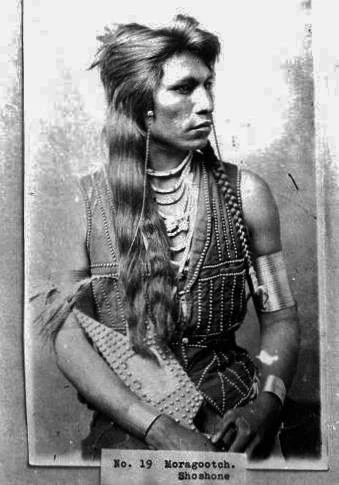 Powstaniec - Shoshone Indian, called Moraootch taken in 1886

#starszezwoje #staref...