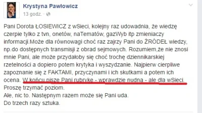 saakaszi - Nie do wiary! Posłanka Pawłowicz przywołuje do porządku dziennego dziennik...
