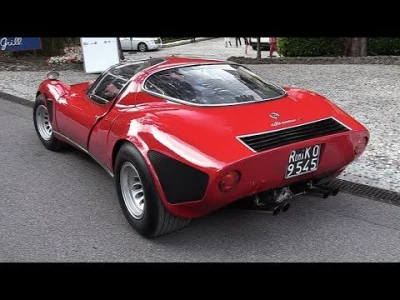 starnak - 1968 Alfa Romeo 33 Stradale: 2.0 V8 Engine Sound, Warm Up & Driving!