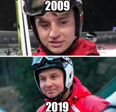 pawel_je - Na następnych zawodach Cię pokonam xd 
#10yearschallenge #heheszki #skoki