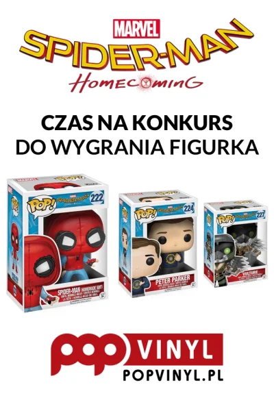 popvinylpl - WYGRAJ FIGURKĘ Z NOWEGO FILMU SPIDER-MAN

Wraz z prawdziwymi fanami un...