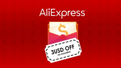 alilovepl - Aliexpress kupon 3USD na dowolny zakup!

Planujesz zakupy na AliExpress...