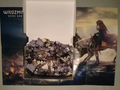 lewansky - Małe #rozdajo 
Oddam puzzle z Geraltem i Ciri. Elementy są jeszcze części...