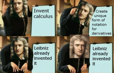 J.....k - #heheszki #humorobrazkowy #matematyka #historia #newton #leibniz