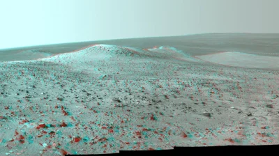 m.....- - Panorama Marsa w 3d (trzeba mieć niebiesko czerwone okulary niestety żeby s...