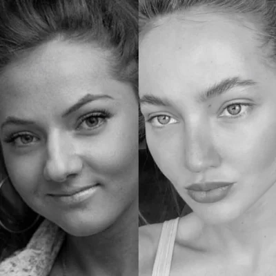 lipa127 - Jakaś @markina, modelka z instagrama przed i po. Jak była ziemniaczkiem a t...