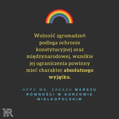 artpop - Aktualizacja znaleziska "Marsz równości w Gorzowie WLKP został zablokowany"
...