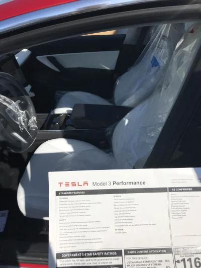 anon-anon - Model 3 Performance gotowe do jazd testowych.

#tesla #model3