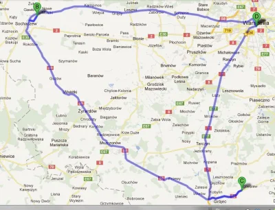 Jerzu - Moja dzisiejsza marszruta samochodowa. Poszukiwania dobiegły chyba końca. Kor...