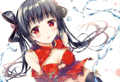 FuzzyWuzzy_ - #randomanimeshit #originalcharacter #cheongsam #qipao #redeyesalert #za...