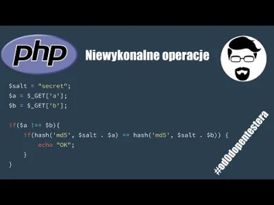 KacperSzurek - Jak dobrze znasz #php ?
W dzisiejszym odcinku #od0dopentestera zapras...