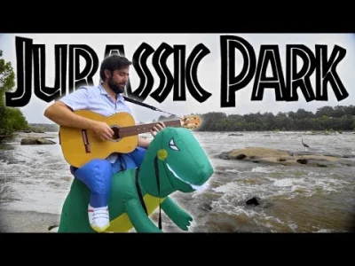 starnak - JURASSIC PARK ON GUITAR #jurajski #gitara #muzyka #dinozaur