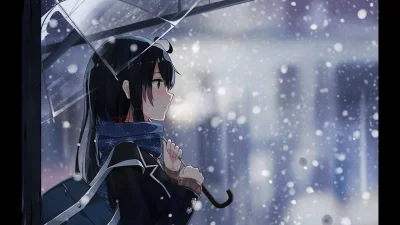 mar0uk - #randomanimeshit #hayamisaori #yukinoshitayukino
Lodowa parasolka, idealna ...
