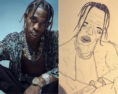 allmyfriendsaredead - dzisiaj wlatuje Travis Scott. troszkę popracować na rysowaniem ...