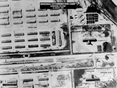 N.....h - Brytyjskie zdjęcie lotnicze obozu Birkenau.
#zdjeciazwojny #iiwojnaswiatow...